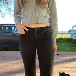 Women’s hollister black skinny jeans